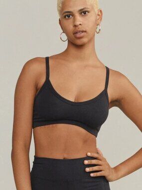 Jungmaven hemp blend bralette bundle - diesel gray + blue